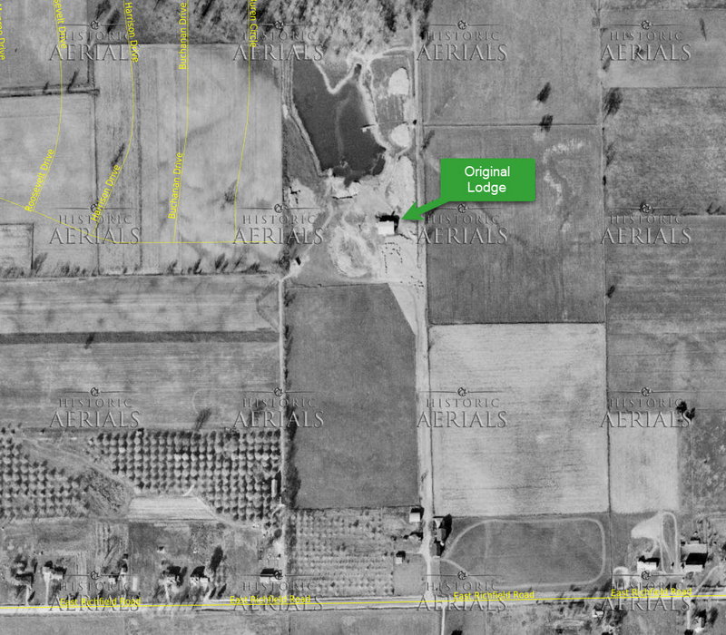 Sherwood Forest - 1958 Aerial (newer photo)